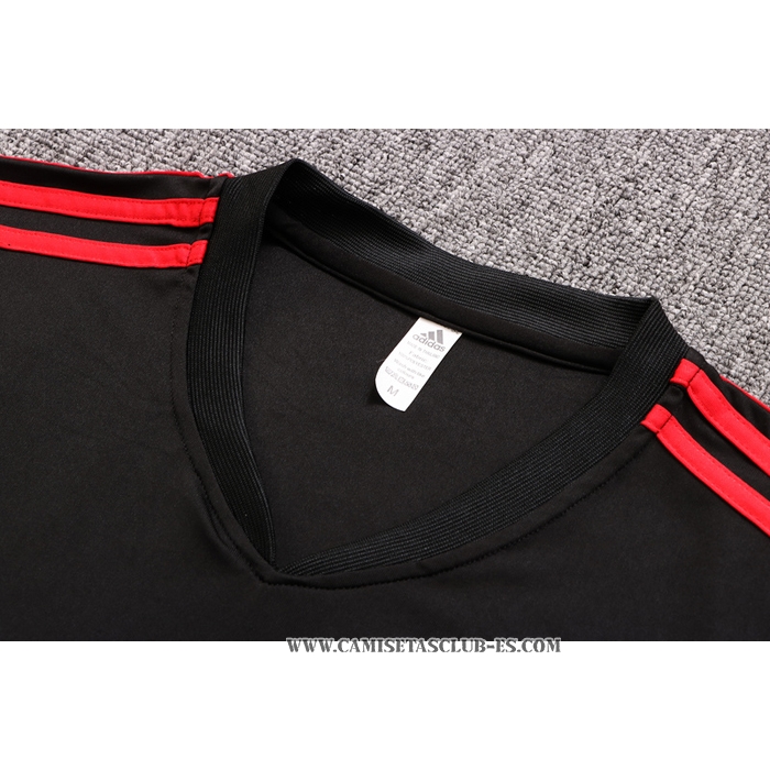 Chandal del Manchester United 22-23 Manga Corta Negro